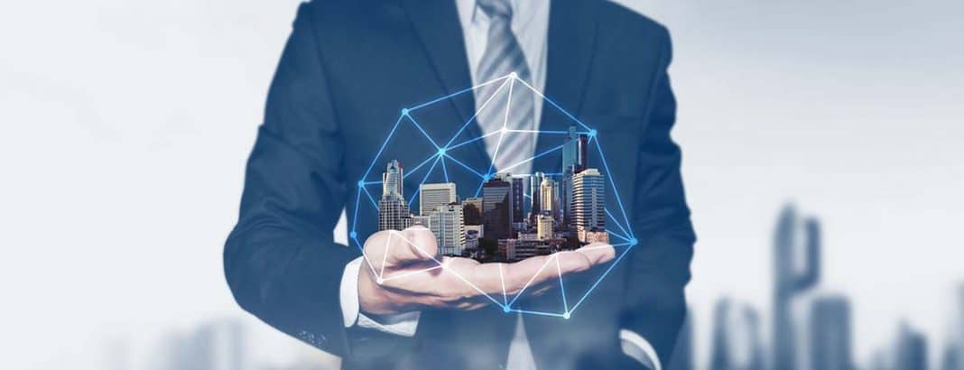 A person holding virtual properties