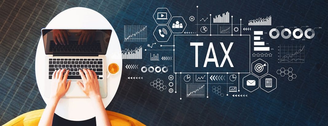 a person filing for taxes