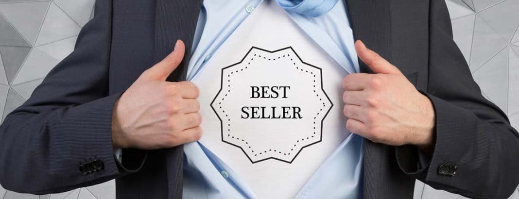 A person with a bestseller shirt